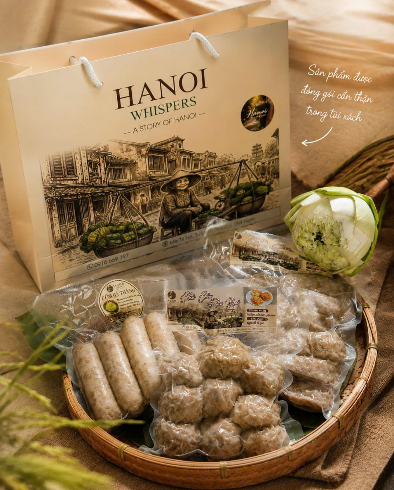 Hộp quà cốm cao cấp