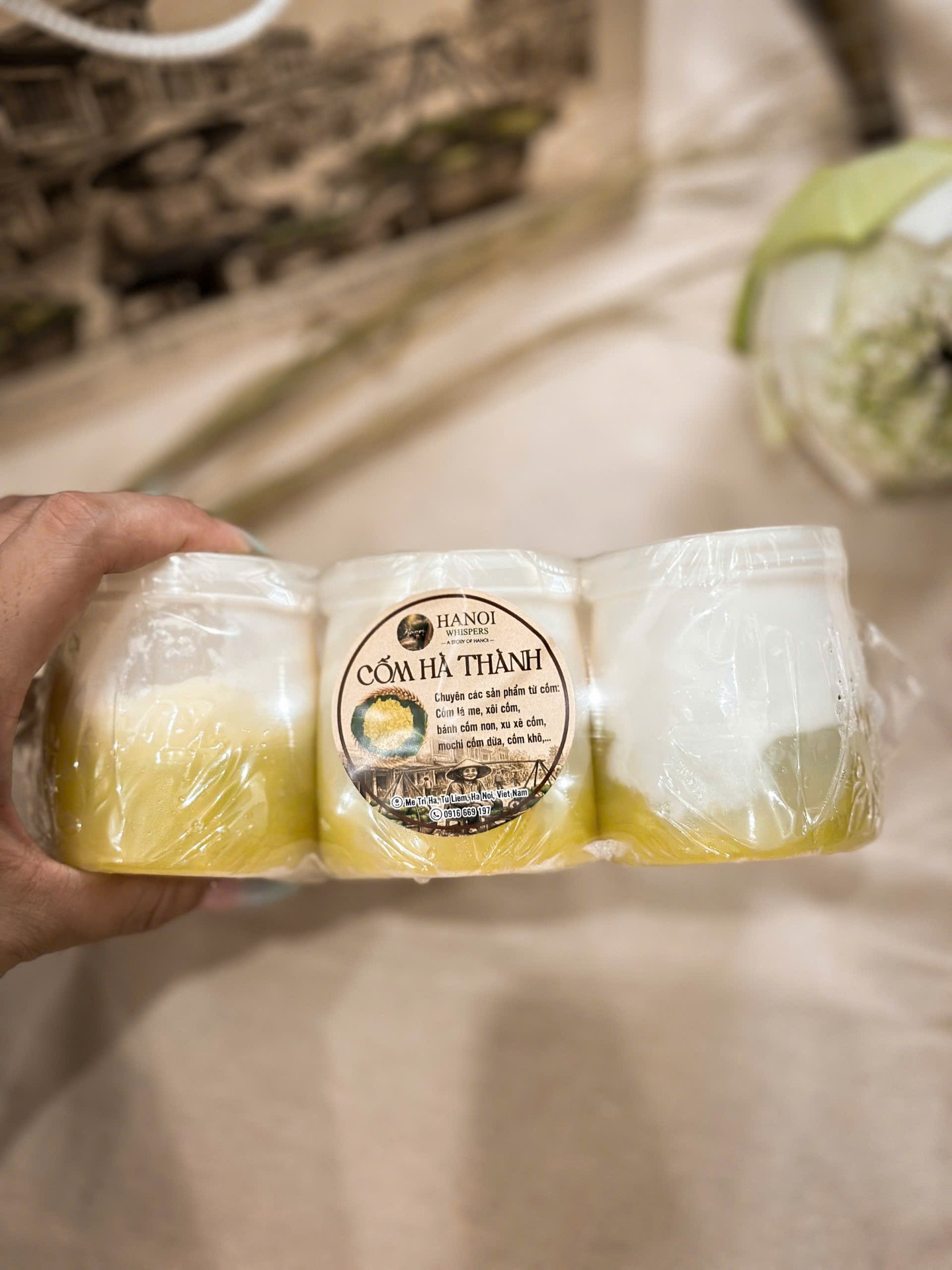 Sữa Chua Phủ Cốm — đặc sản cốm Hà Nội, làng nghề Mễ Trì